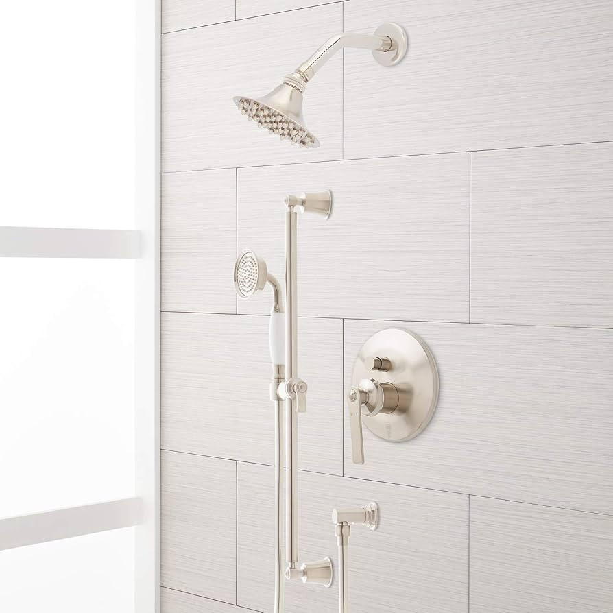 Signature Hardware 436846 Cooper Pressure Balanced Shower System with Single Function Shower Head... | Amazon (US)