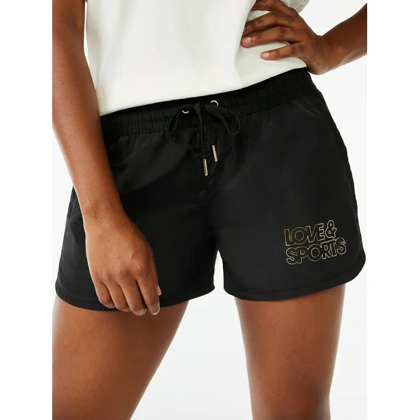 Love & Sports Women's Track Shorts | Walmart (US)