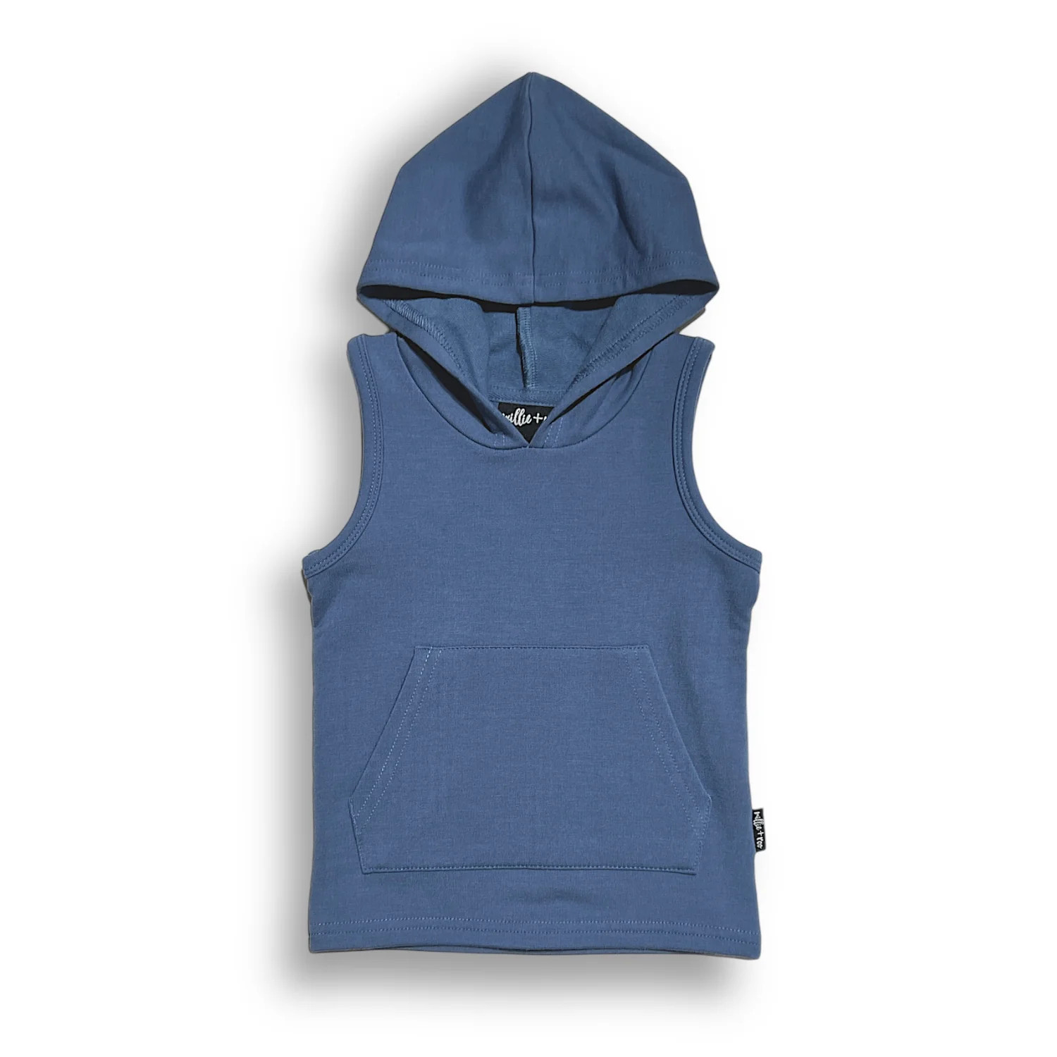 BAMBOO HOODIE TANK- Arctic | millie + roo