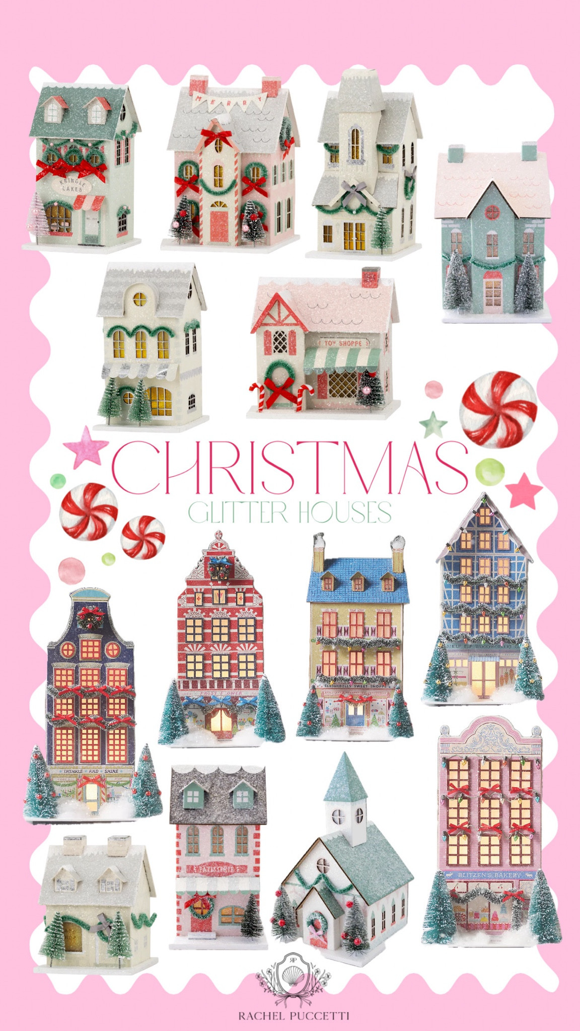 Christmas village houses, Anthropologie Christmas decor, my minds eye Christmas decor, whimsical christmas, colorful Christmas, glitter houses

These Christmas village glitter houses are my favorite to collect!🎄🎀❄️ Anthropologie and My Mind’s Eye make my favorite affordable ones!😍

#LTKGiftGuide #LTKHome #LTKHoliday