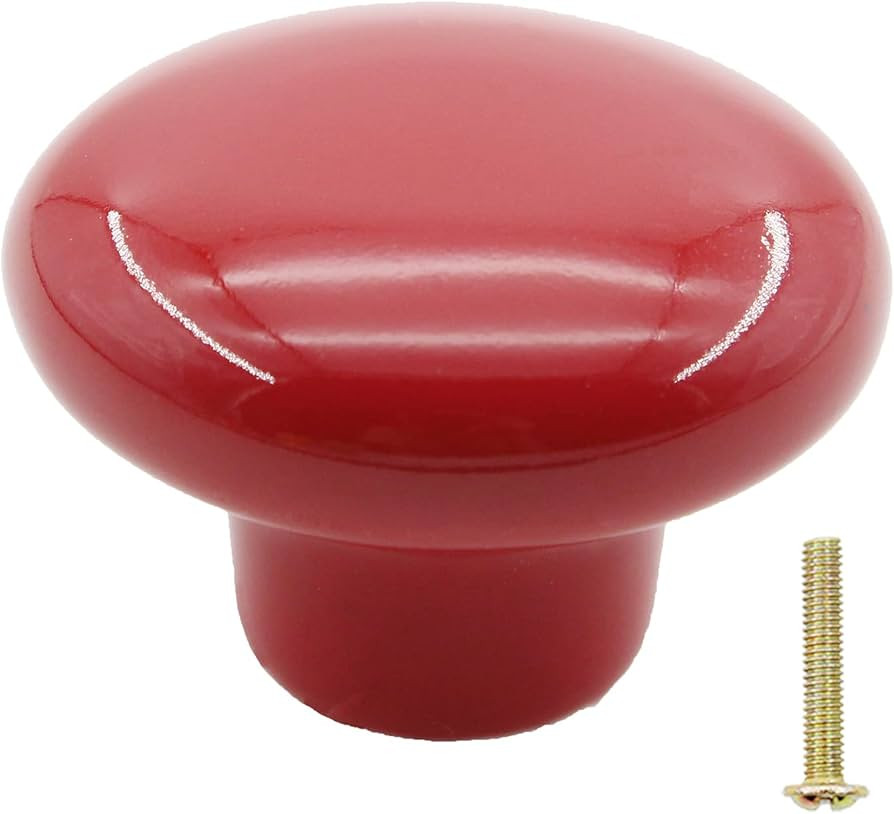 6 Pack Ceramic Knobs,TTZEZE Unique Handmade Decorative Kitchen Cabinet Knobs,Round Dresser Drawer... | Amazon (US)