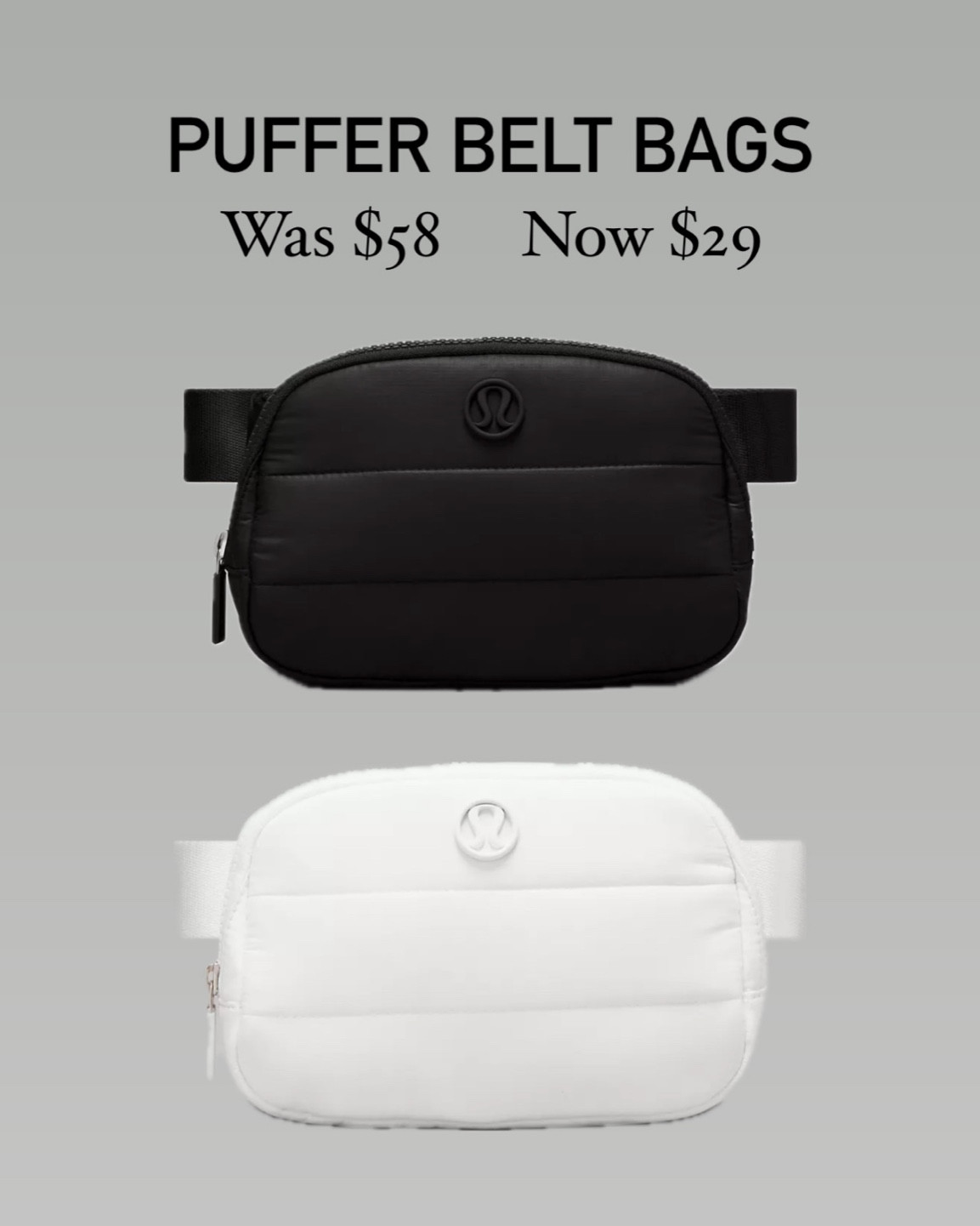 lululemon belt bag puffer Jolie | Crossbody Belt Bag | High Sell Through The durable and sturdy straps can support heavier items up to 5 pounds Lululemon Everywhere Belt Bag With
