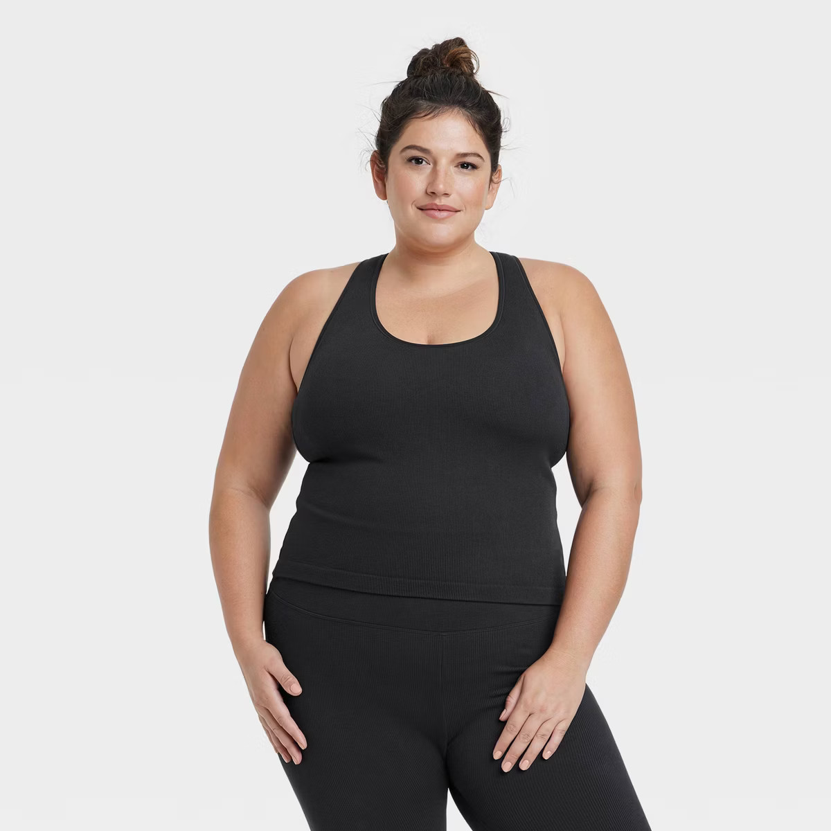 Women's Seamless Racerback Ribbed Tank Top - All In Motion™ | Target