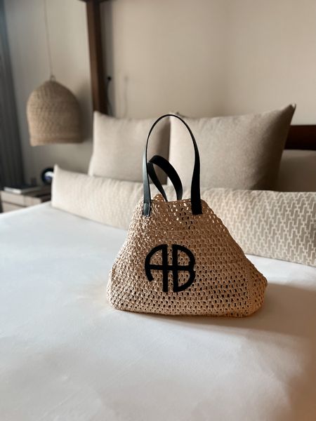 My favorite beach tote that’s chic and holds everything I need for a pool day. Anine Bing 
Summer accessories 

#LTKitbag #LTKstyletip #LTKSeasonal