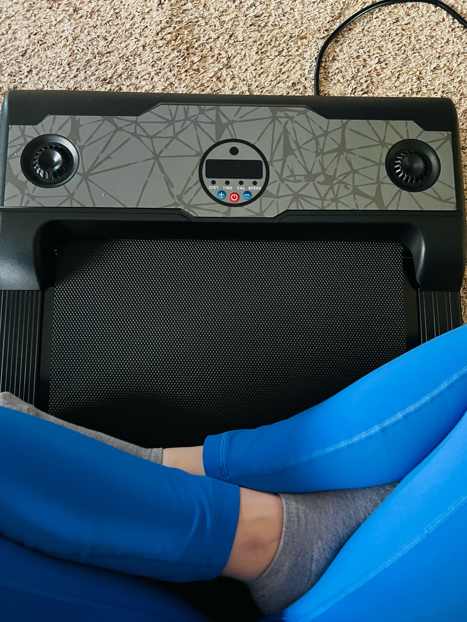 I loveee this walking pad!! I start a show and before I know it a mile is done. So easy to store under a bed or in a closet too! 

#LTKFitness #LTKActive #LTKHome