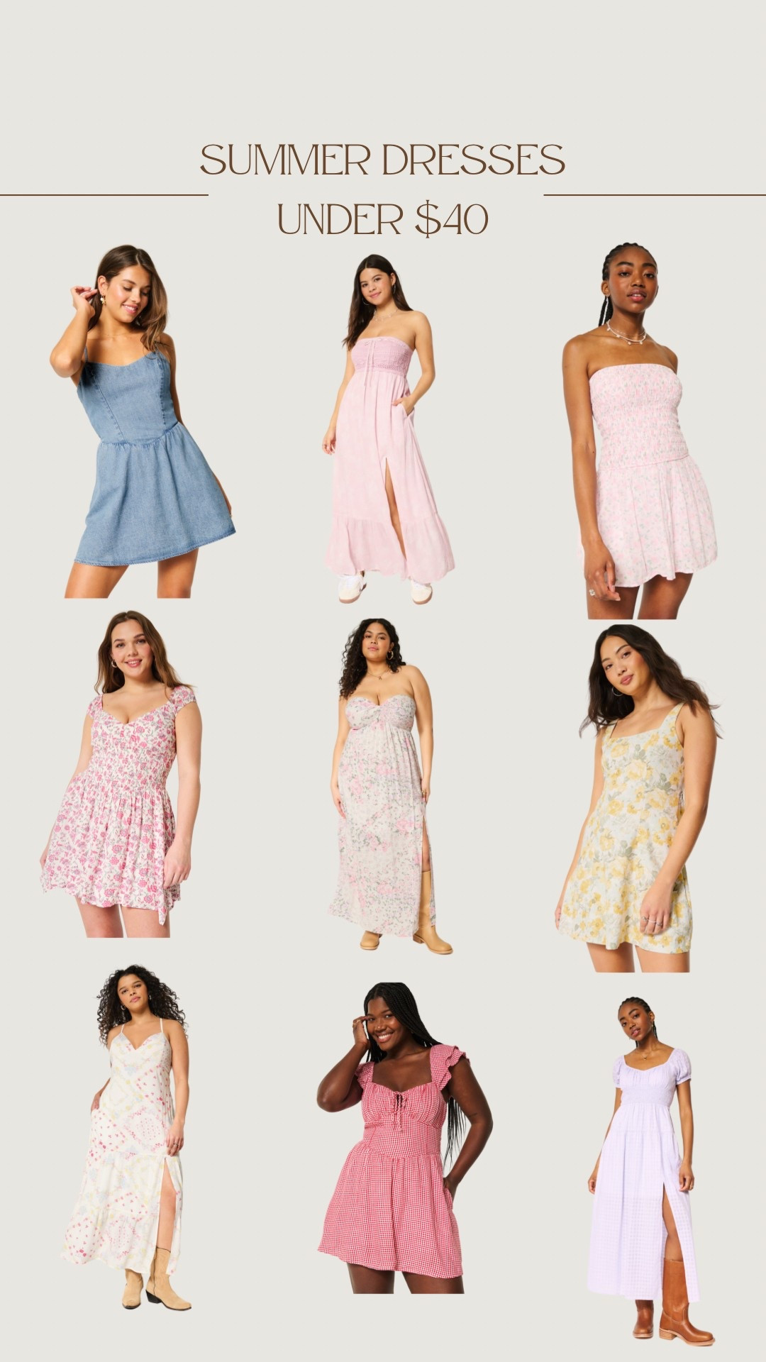 The cutest summer dresses on sale now! All under $40 🙌🏼

#LTKSummerEdit #LTKSaleAlert #LTKFindsUnder50