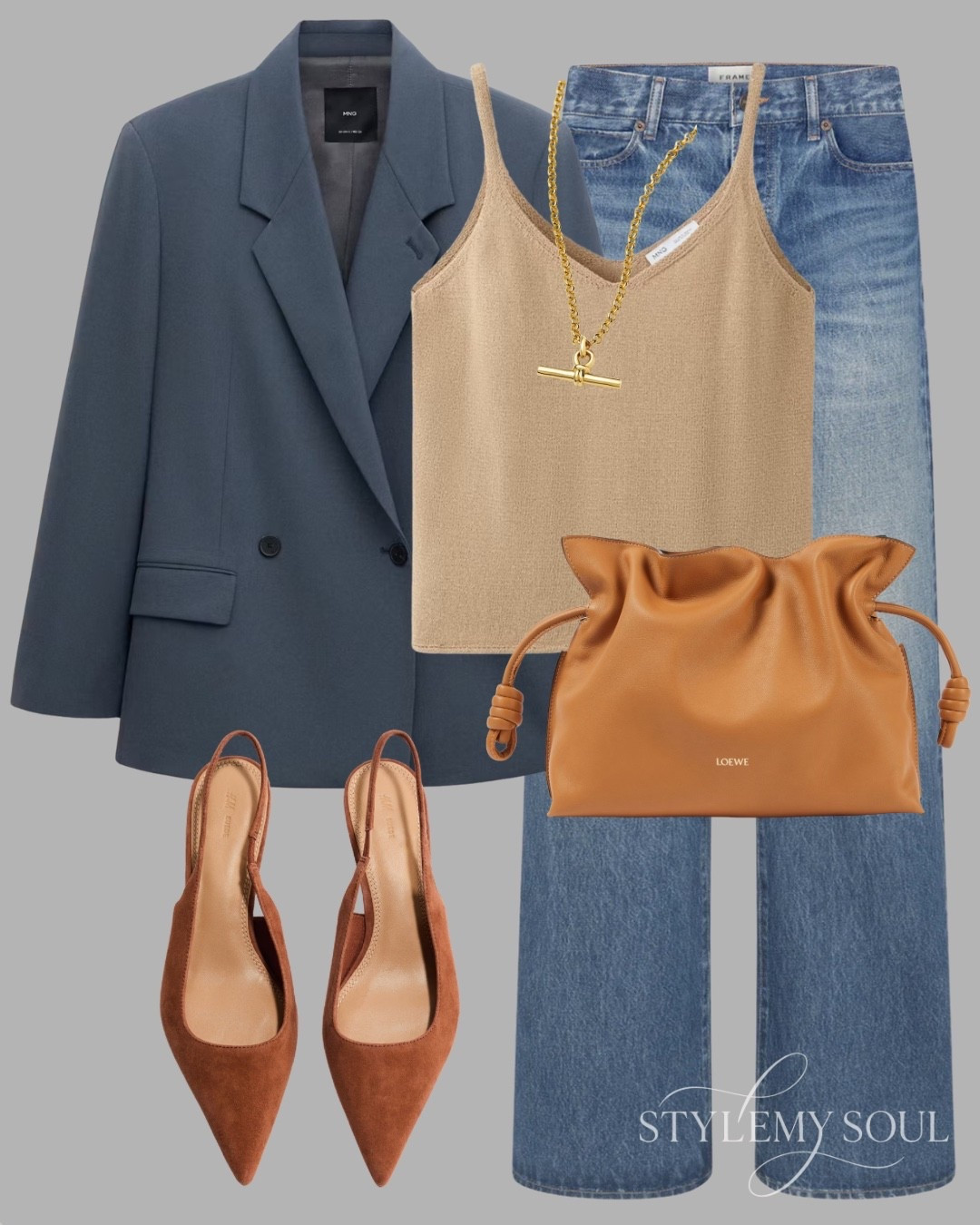 Autumn look, blazer, office look, camel shoes, camel bag, jeans

#LTKgrwm #LTKOver40 #LTKWorkwear
