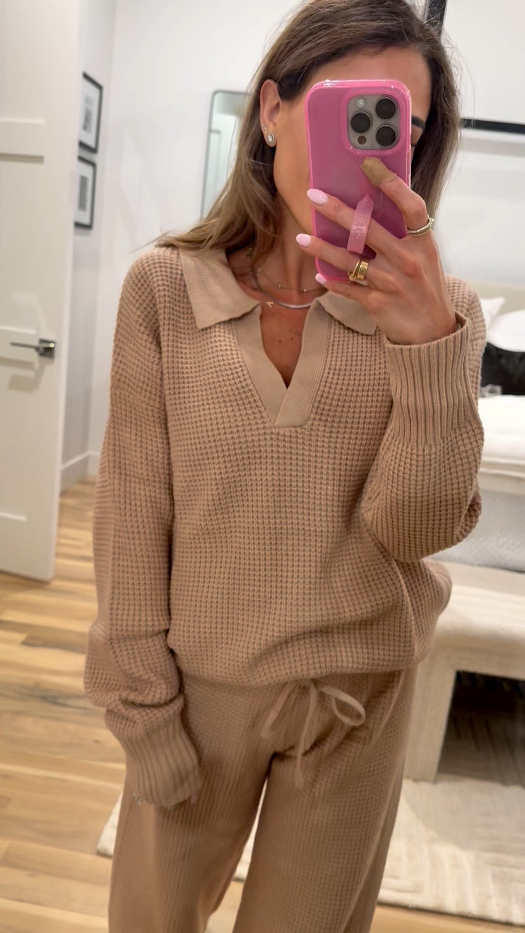 Amazon matching waffle knit set wearing smallest size 

#LTKFindsUnder100 #LTKFindsUnder50 #LTKPetite