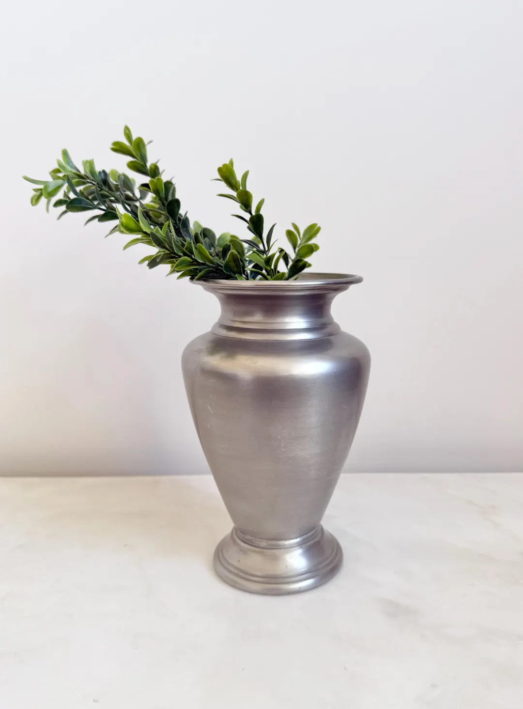 Restoration Hardware Urn Style Pewter Vase - Etsy | Etsy (US)