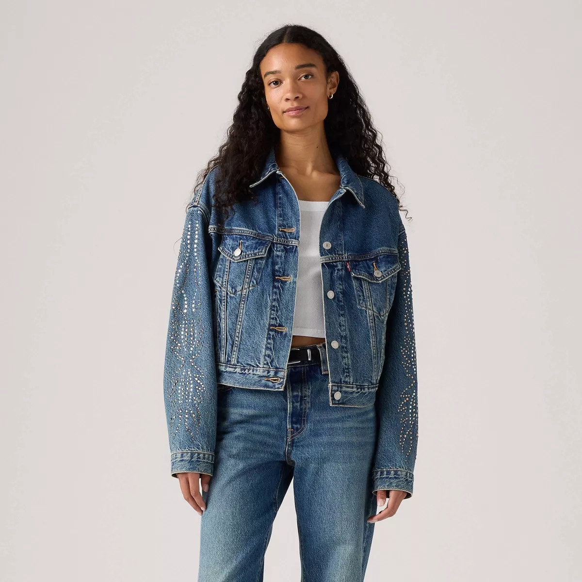 Levi's® Women's Shrunken 90's Trucker Jacket - Solargenic | Target