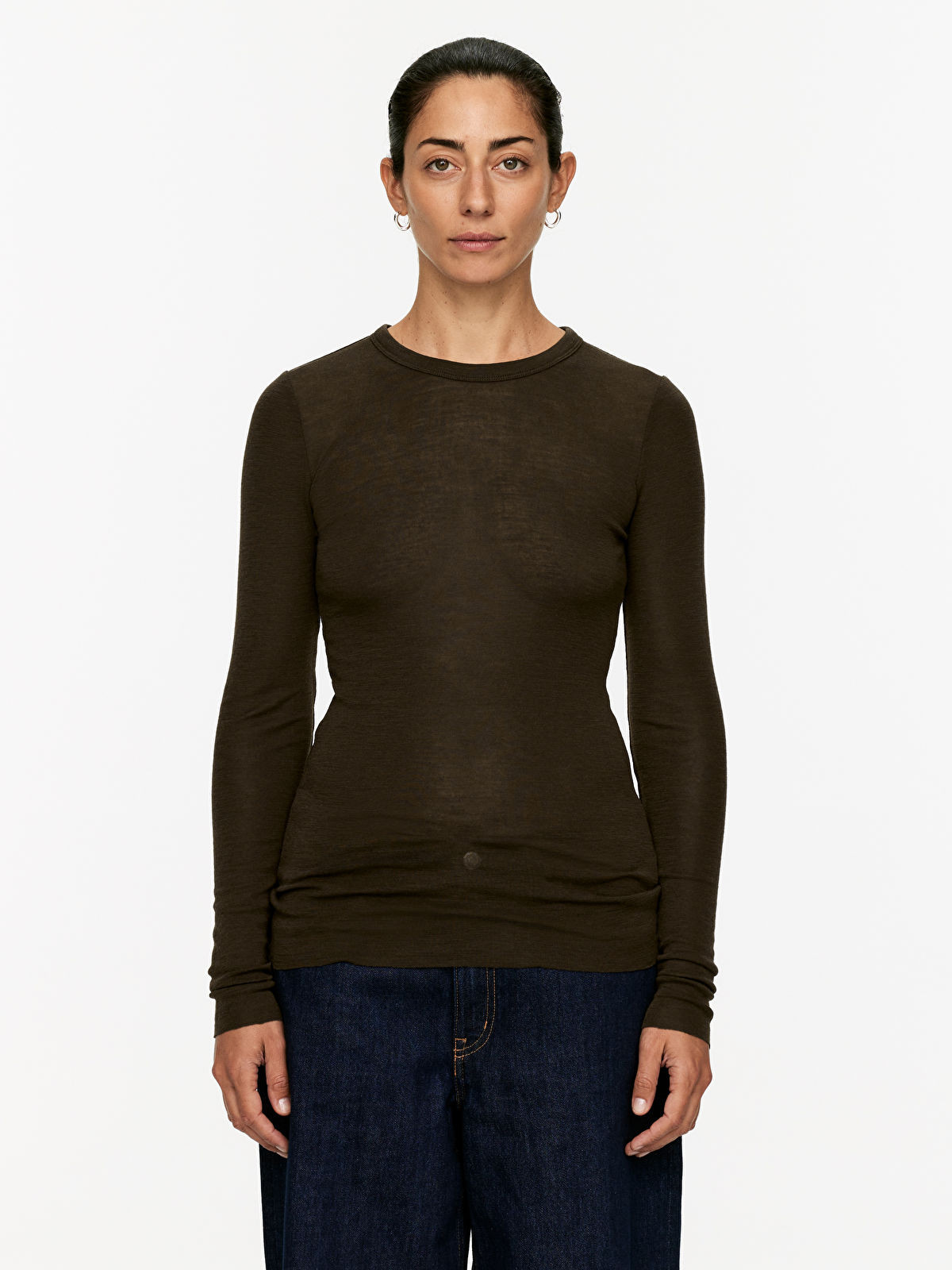 Long-Sleeved Merino Top | ARKET (US&UK)