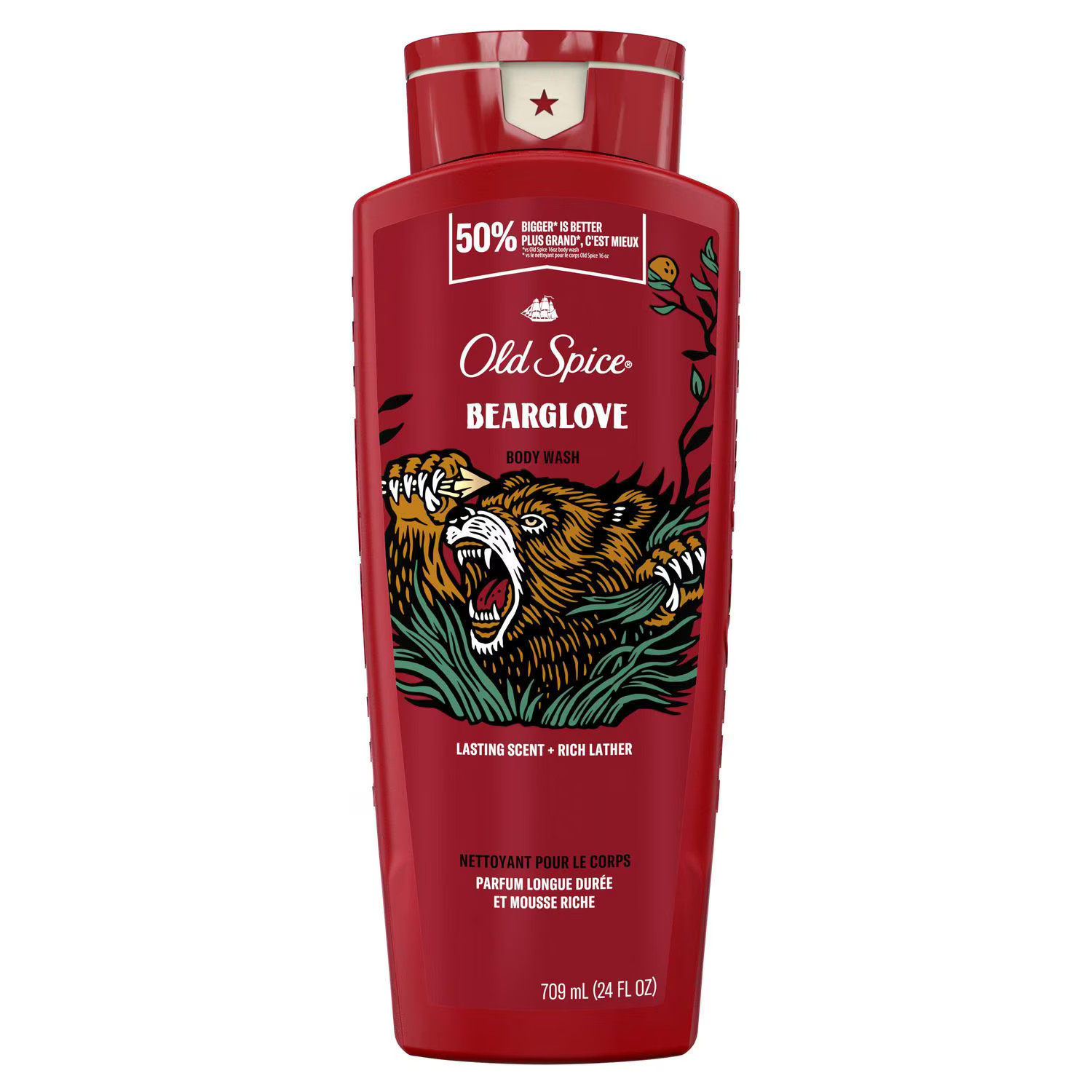 Old Spice Body Wash for Men, Bearglove, Long Lasting Lather, 709mL (24 fl oz) | Walmart (CA)