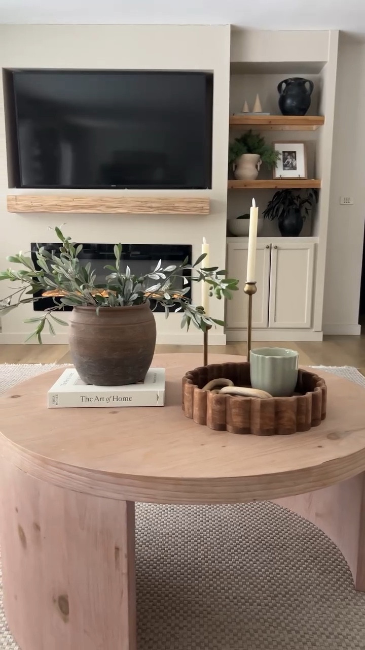 Coffee table refresh ✨ can’t go wrong with Olive branch stems, these ones are super affordable from Amazon ✨ 

#LTKSeasonal #LTKSaleAlert #LTKHome