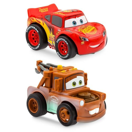 Disney Store Official Lightning McQueen and Tow Mater Pullback Stunt Vehicles Set - Pull Back Toy... | Amazon (US)