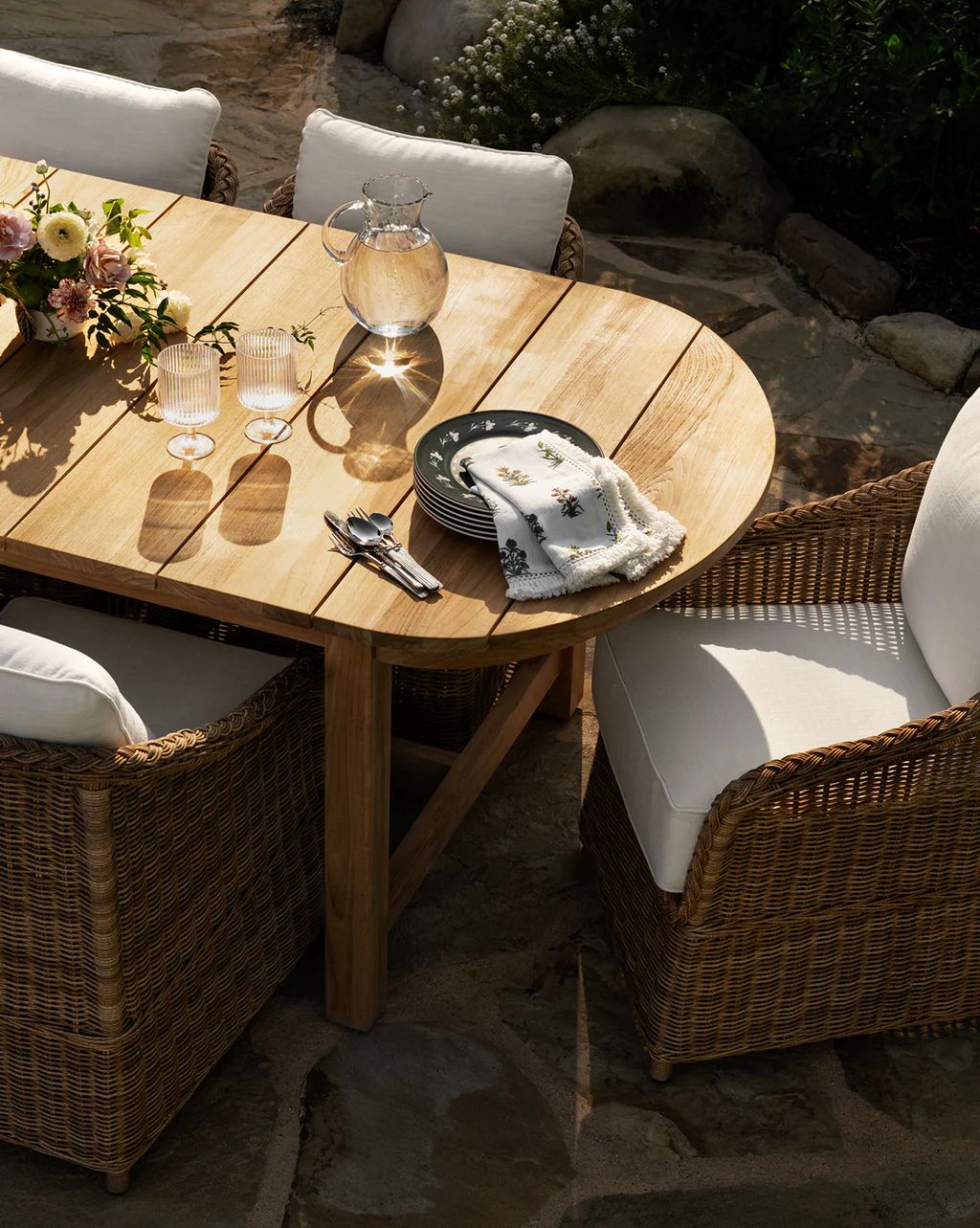 Linwood Teak Outdoor Dining Table | McGee & Co. (US)