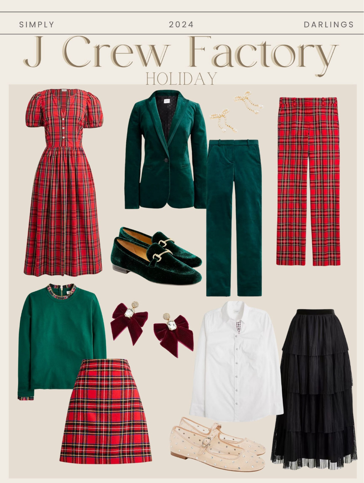 J crew factory is 50-70% off site wide and a great place to find holiday party outfits! 
