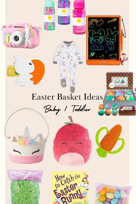 Some baby/toddler Easter basket inspo! Just found some cute stuff we add to a fun Easter basket! 

#LTKSeasonal #LTKU #LTKfindsunder50
