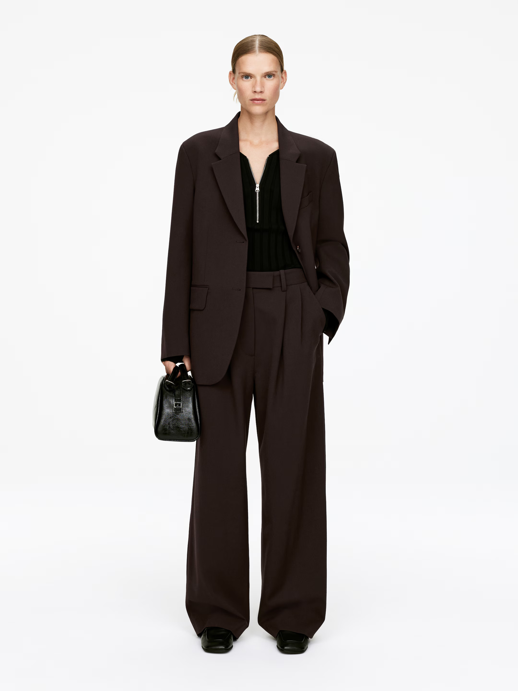 Wide-Leg Tailored Trousers | H&M (UK, MY, IN, SG, PH, TW, HK)