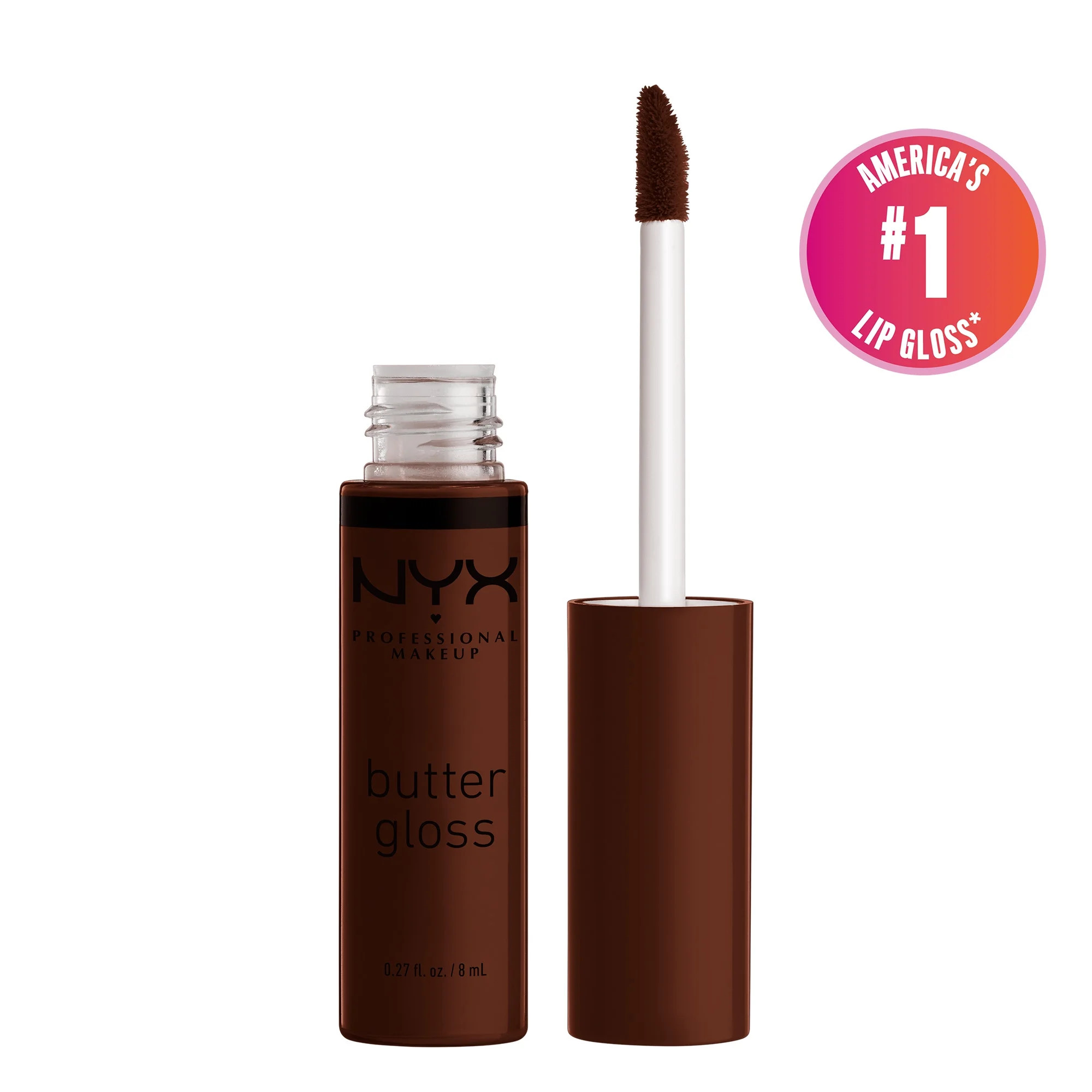 NYX Professional Makeup Butter Gloss, Non-Sticky Lip Gloss, Lava Cake, 0.27 Oz | Walmart (US)
