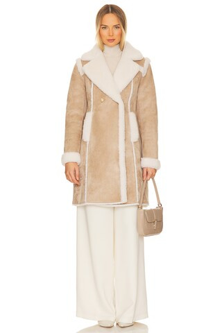 Scottie Faux Suede Shearling Coat
                    
                    Generation Love | Revolve Clothing (Global)