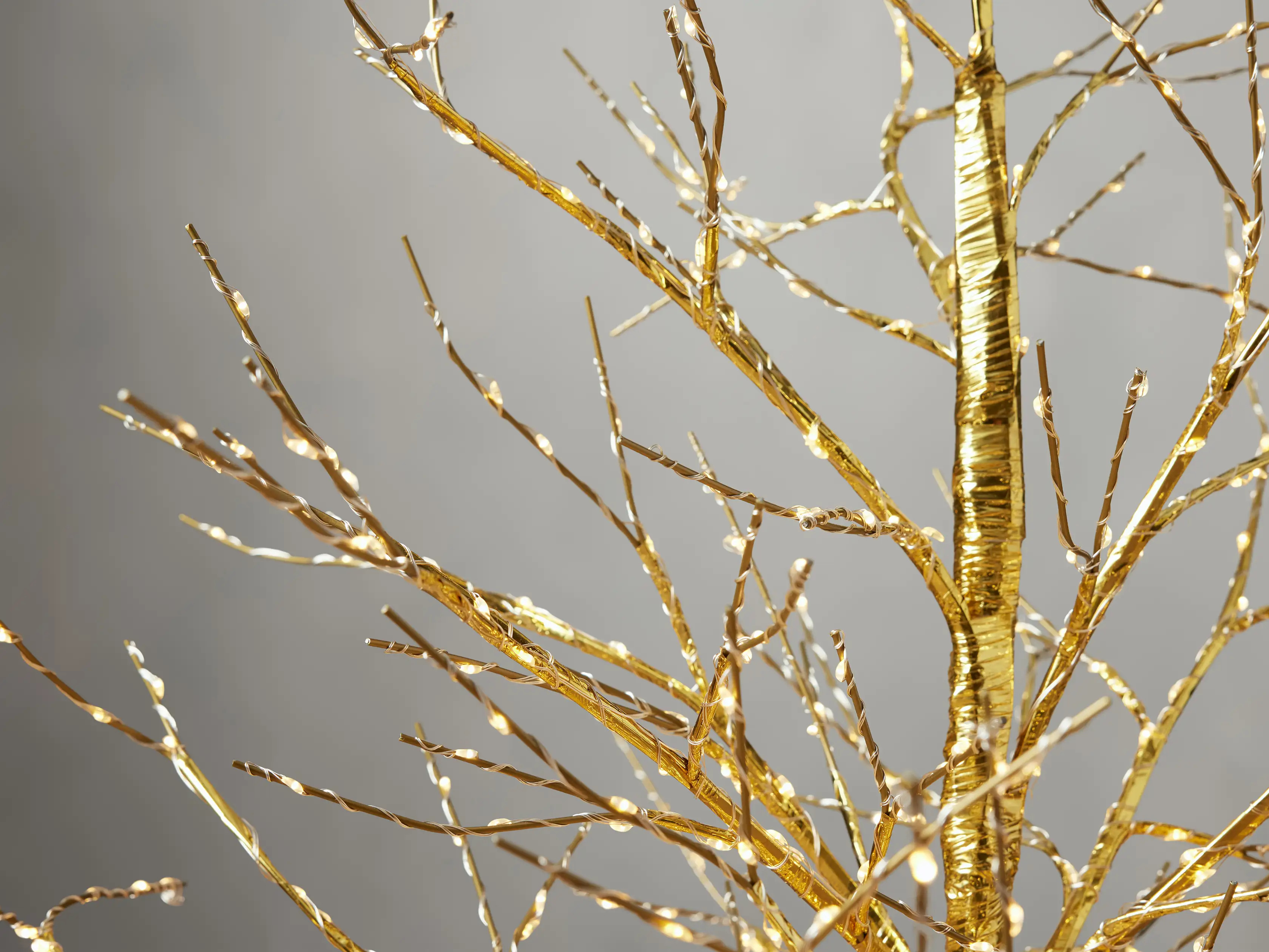 Gold Microlight Faux Tree | Arhaus