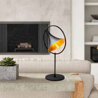 Leola 19.29'' Black Desk Lamp George Oliver | Wayfair North America