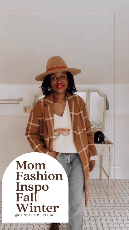 Fall and winter fashion inspo from this fashionable mama! Moms Iove to look cute, too! #fashionmom #momstyle 

#LTKstyletip #LTKfindsunder100