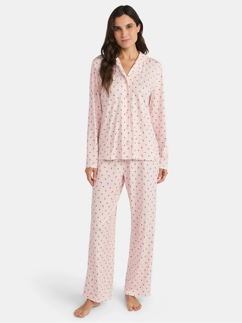 Martha Stewart Everyday Women's Pajama Set, 2-Piece, Sizes S-XXL | Walmart (US)