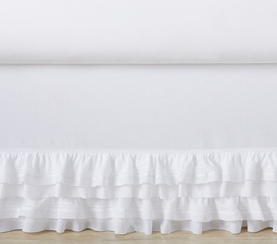 Sadie Ruffle Bed Skirt | Pottery Barn Kids