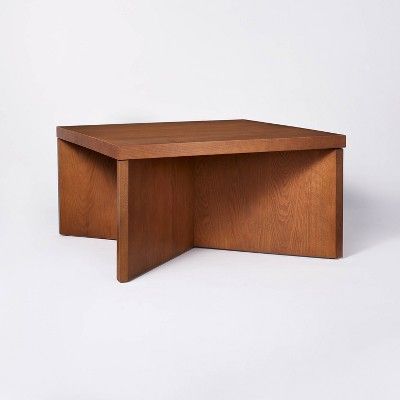 River Heights Square Wooden Coffee Table Brown - Threshold&#8482; designed with Studio McGee | Target