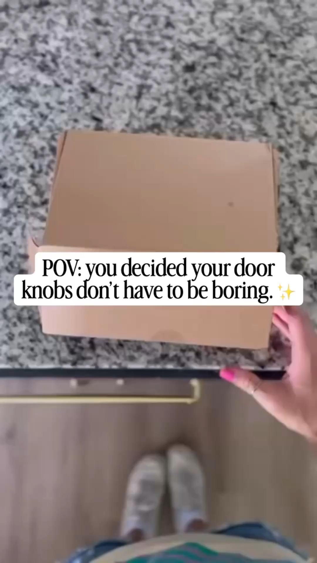 I LOVE updating our door knobs with something that feels a little more ✨special✨. It doesn’t cost a ton but it makes a huge difference. 

Wanna see some of my favorite affordable but beautiful door hardware? Comment SHOP and I’ll send it your way.