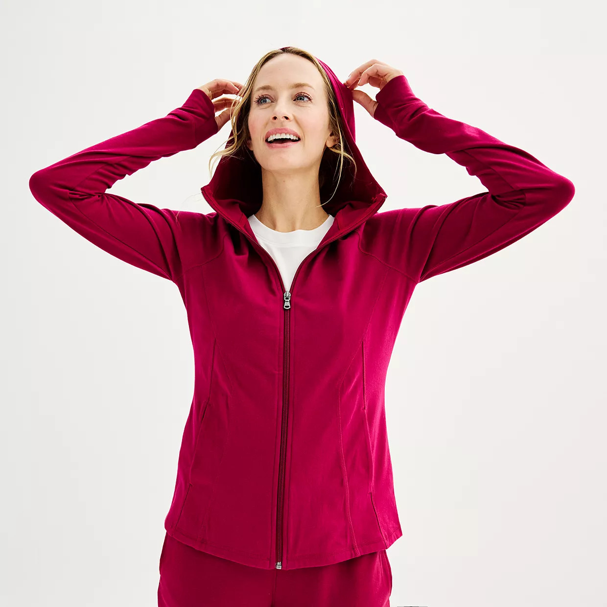 Women's Tek Gear® Essential Hooded Jacket | Kohl's