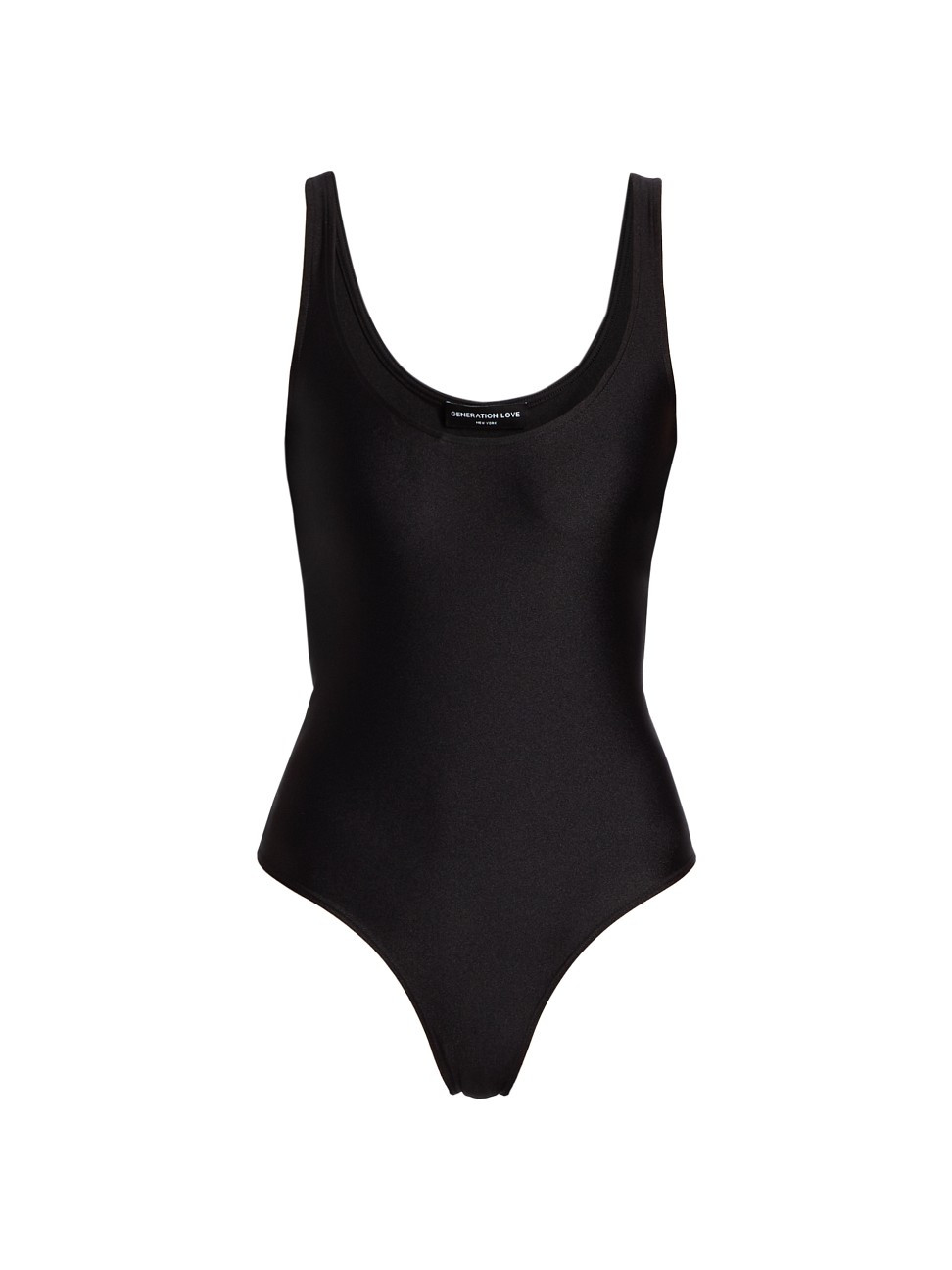 Women's Gigi Shine Jersey Bodysuit - Black - Size XXL | Saks Fifth Avenue