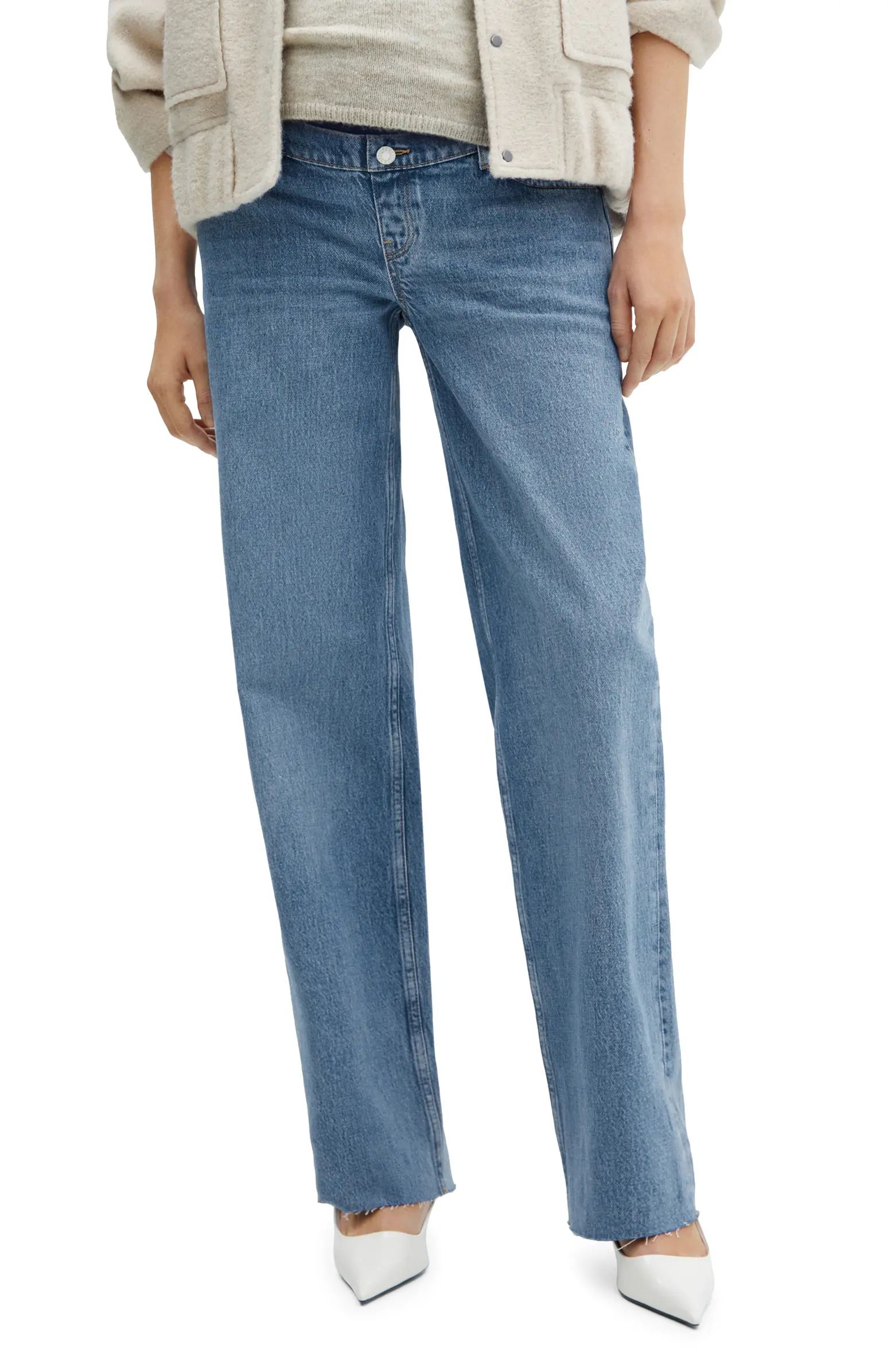 Over the Bump Wide Leg Maternity Jeans | Nordstrom