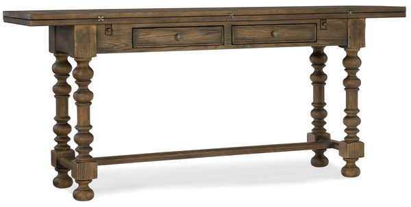Bluewind Oak Veneer Flip-Top Console Table | Scout & Nimble