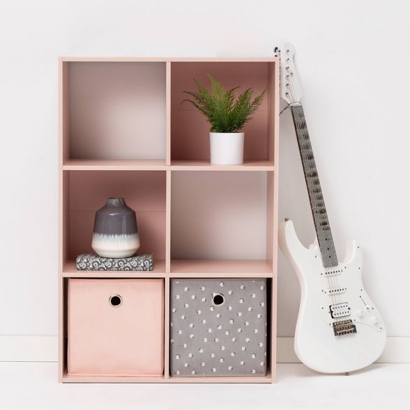 6 Cube Bookshelf Feather Peach - Room Essentials™ | Target