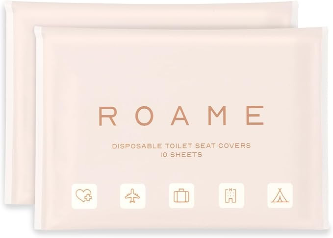 ROAME Disposable Toilet Seat Covers – 20 Biodegradable Sheets (2-Pack) – Flushable Bathroom H... | Amazon (US)