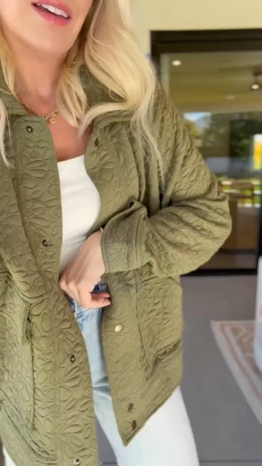 Cutest quilted jacket from Amazon! I did a size medium