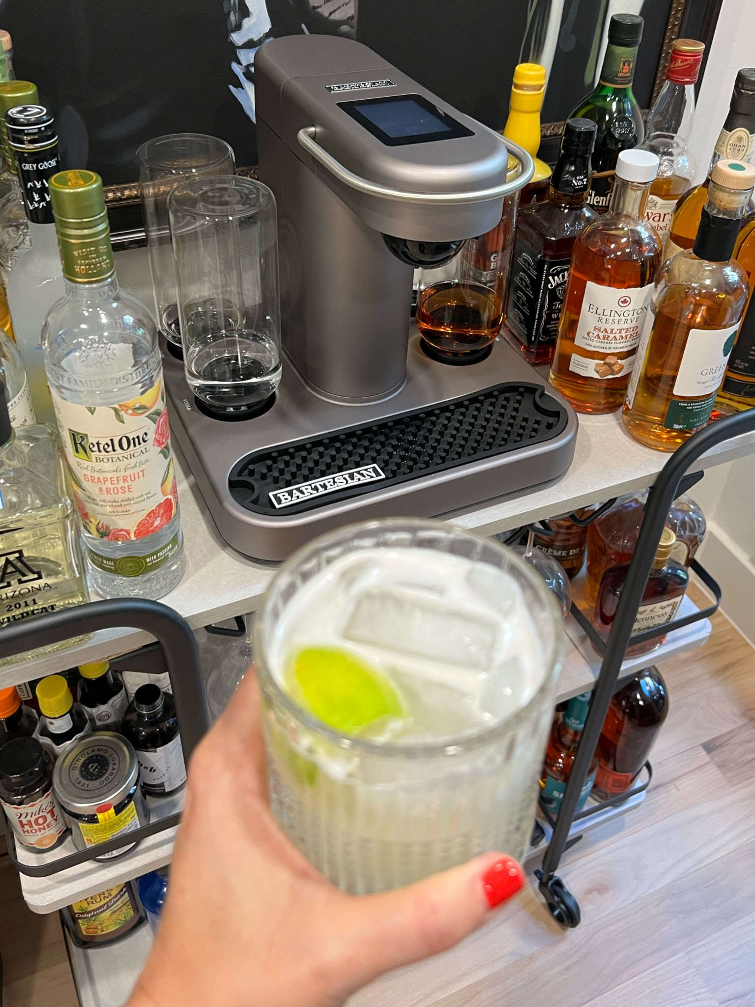 Bartesian
Cocktails
Cheers
Margarita
Skinny margarita 
Bartender 

#LTKhome