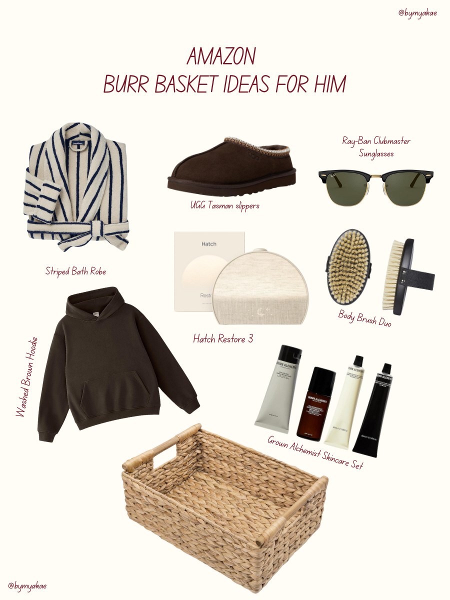 ✨ AMAZON BURR BASKET IDEAS FOR HIM ✨
For the guy who loves slow mornings soft hoodies and that fresh out of the shower feeling. The one who appreciates comfort but also a little luxury. He’s clean calm low key and secretly loves a good self care moment even if he won’t admit it.

If you are shopping for your boyfriend your husband your dad or building a cozy elevated burr basket for him this edit is such a good one. Think warm layers soft textures clean scents and everyday upgrades that feel thoughtful and usable.

Save this for the next time you need a go to gift idea 🤍

#ltkgiftguide #giftguideforhim #burrbasketideas #cozygiftsforhim #amazonfinds #mensgiftideas #bymyakae 

 #LTKGiftGuide #LTKHoliday #LTKSaleAlert