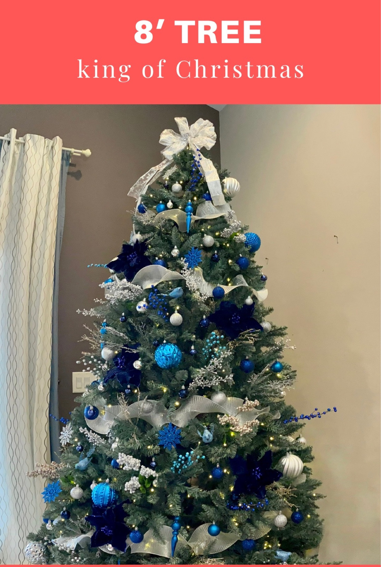 Pre lit with 8 light functions and 4 dimmable settings

#LTKSeasonal #LTKGiftGuide #LTKHoliday