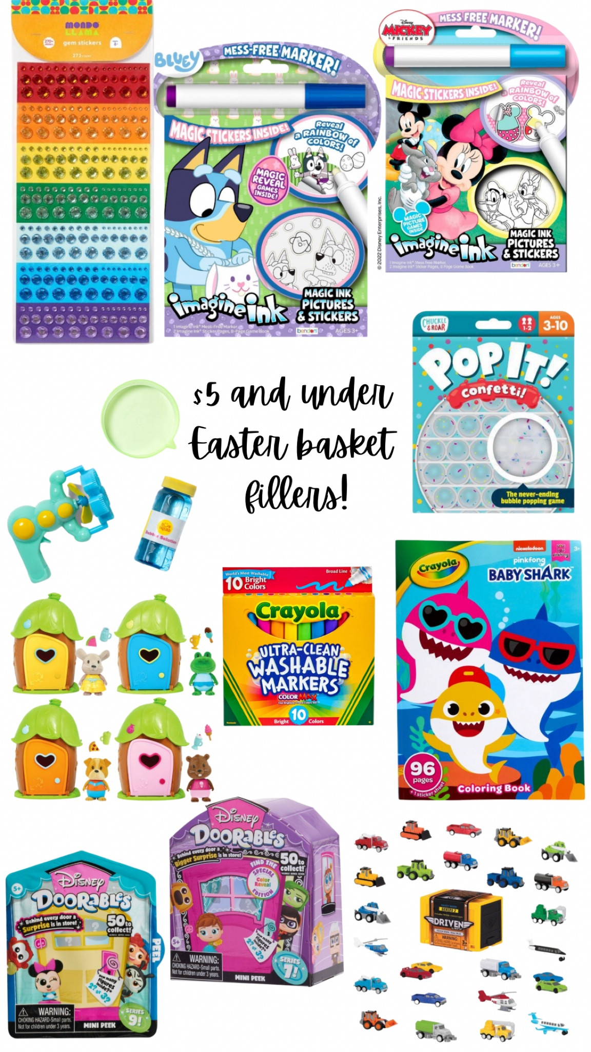 Target Easter basket fillers for $5 or less! 🥳 #targetfinds #easterbasket #easterbaskettoys #targeteaster #targetstyle #kidsfinds #easterbunny

#LTKkids #LTKSale #LTKSeasonal