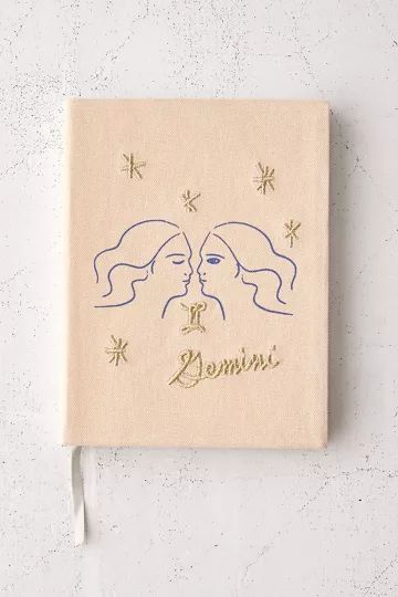 Zodiac Embroidered Journal | Urban Outfitters (US and RoW)