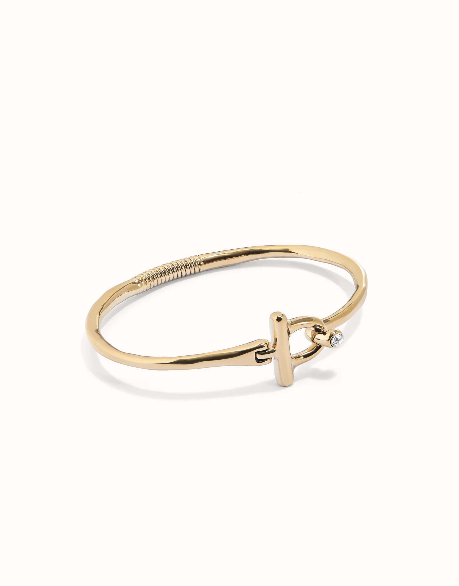 Bangle bracelet with white topaz | UNOde50