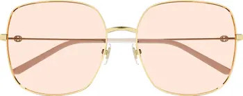 Gucci 59mm Square Sunglasses | Nordstrom | Nordstrom