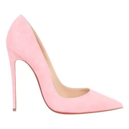 So kate heels Christian Louboutin Pink size 39.5 EU in Suede - 34524106 | Vestiaire Collective (Global)