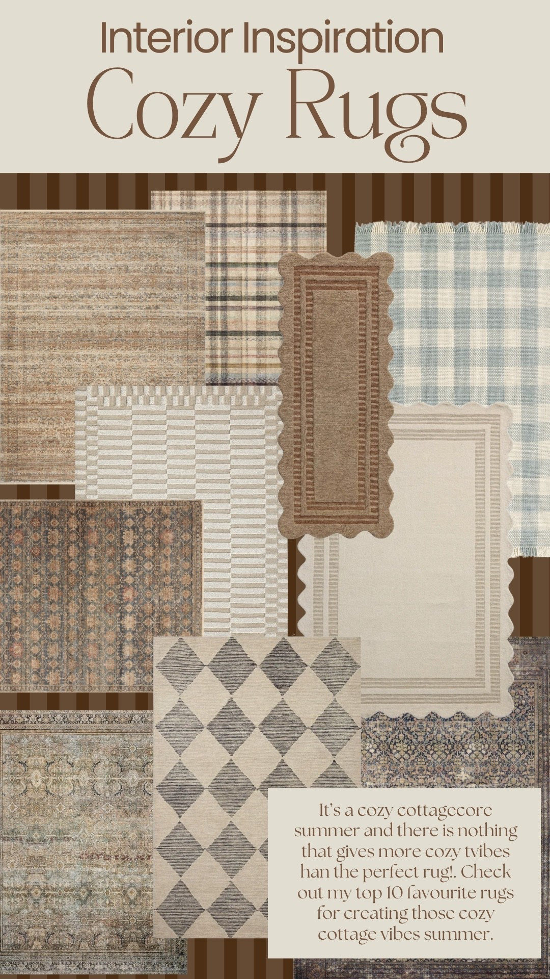 It’s a cozy cottagecore summer and there is nothing that gives more cozy vibes than the perfect rug! Check out my top 10 favourite rugs  for creating those cozy cottage vibes summer.

#LTKHome