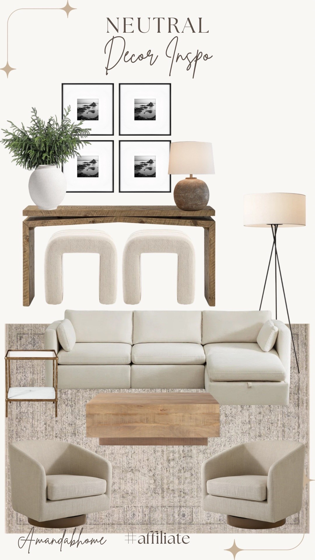 Modern organic home decor!

Console table, sofa, coffee table, area rug 

#LTKSaleAlert #LTKHome