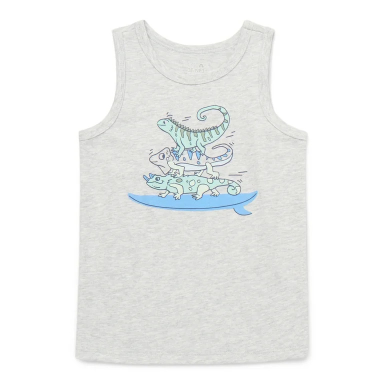 Garanimals Toddler Boys Graphic Jersey Tank Top, Sizes 18M-5T | Walmart (US)