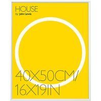 House by John Lewis Aluminium Photo Frame, 50 x 40cm | John Lewis UK
